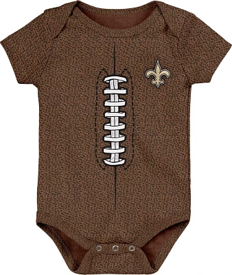 Outerstuff Boys' New Orleans Saints INF Football Creeper Onesie