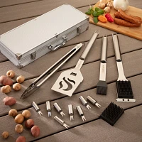 Cuisinart 14-Piece Deluxe Stainless Steel Grill Tool Set                                                                        