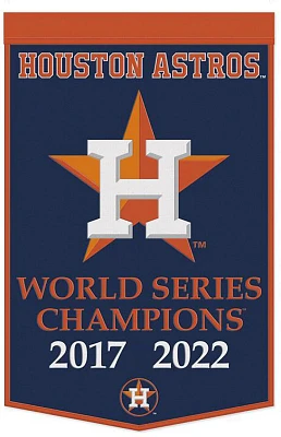WinCraft Houston Astros 24x38 Wool Banner                                                                                       