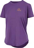 Three Square Women's Louisiana State University Irvine Framed Football Graphic T-shirt
