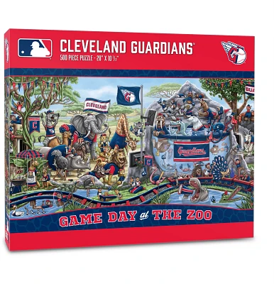YouTheFan Cleveland Guardians Game Day At The Zoo 500-Piece Puzzle                                                              