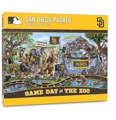 YouTheFan San Diego Padres Game Day At The Zoo 500-Piece Puzzle                                                                 