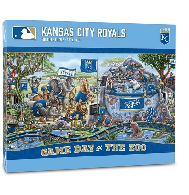 YouTheFan Kansas City Royals Game Day At The Zoo 500-Piece Puzzle                                                               