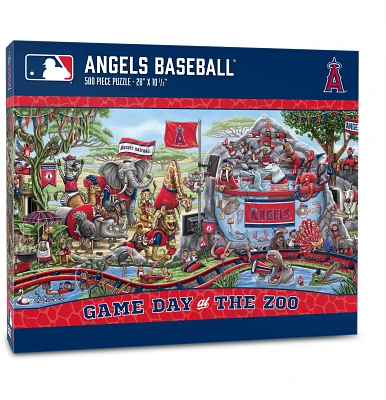YouTheFan Los Angeles Angels Game Day At The Zoo 500-Piece Puzzle                                                               