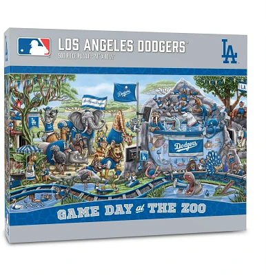 YouTheFan Los Angeles Dodgers Game Day At The Zoo 500-Piece Puzzle                                                              