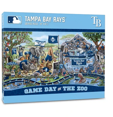 YouTheFan Tampa Bay Rays Game Day At The Zoo 500-Piece Puzzle                                                                   