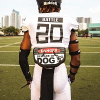 Battle Men's Beware of Dog Football Back Plate                                                                                  