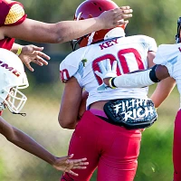 Battle Adults' Filthy Rich Football Back Plate                                                                                  