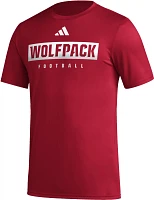 adidas Men's North Carolina State University Locker Practice Football Pregame T-shirt