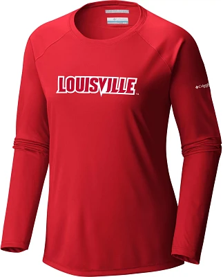 Columbia Sportswear Women's University of Louisville Tidal II Long Sleeve Graphic T-shirt