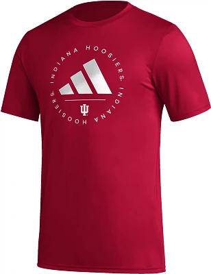 adidas Men's Indiana University Locker Stripe Up Pregame T-shirt