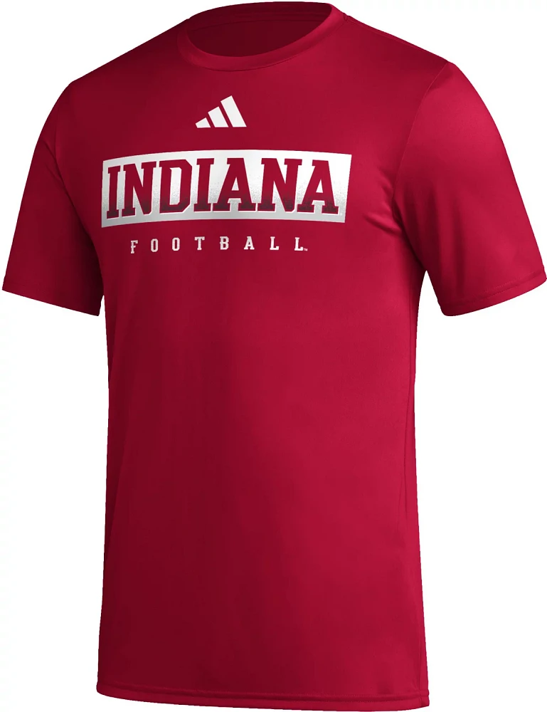 adidas Men's Indiana University Locker Practice Football Pregame T-shirt