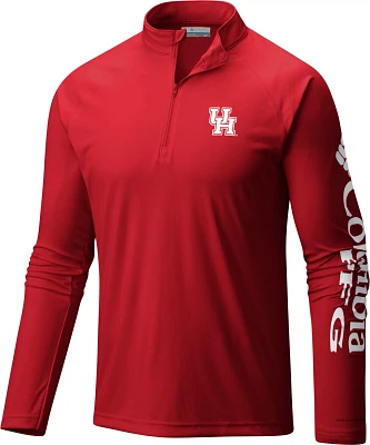 Columbia Sportswear Men's University of Houston Terminal Tackle Fleece 1/4-Zip Top