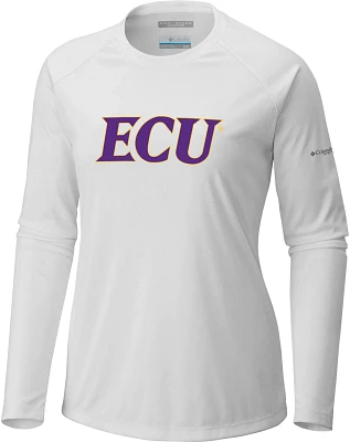 Columbia Sportswear Women's East Carolina University Tidal II Long Sleeve Graphic T-shirt