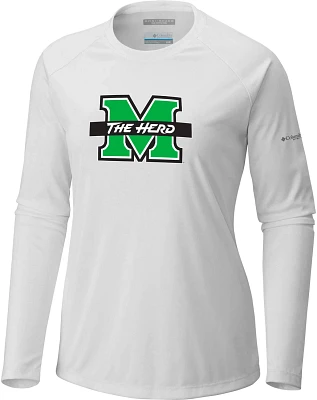 Columbia Sportswear Women's Marshall University Tidal II Long Sleeve Graphic T-shirt