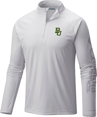 Columbia Sportswear Men's Baylor University Terminal Tackle Fleece 1/4-Zip Top