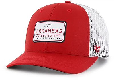 '47 University of Arkansas Primary Logo Harrington Trucker Cap                                                                  