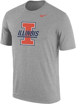 Nike Men's University of Illinois Team DF Cotton T-shirt