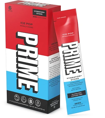 Prime Ice Pop Hydration Stick 6-Pack                                                                                            
