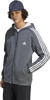 adidas Men's 3S Fleece Full-Zip Hoodie