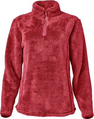 BCG Women's Cozy Fleece 1/4 Zip Long Sleeve Pullover