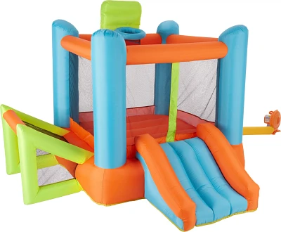 AGame Inflatable Bounce House With Soccer Goal                                                                                  