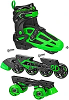 Roller Derby Falcon 2-in-1 Adjustable Quad and Inline Skates Combo