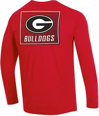 Champion Men's University of Georgia Team Mascot Long Sleeve T-shirt                                                            