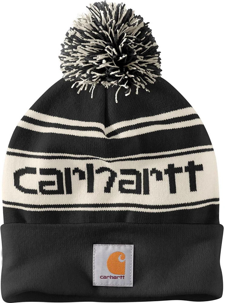 Carhartt Men's Knit Pom-Pom Cuffed Beanie
