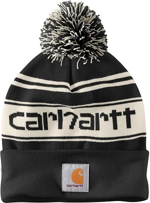 Carhartt Men's Knit Pom-Pom Cuffed Beanie