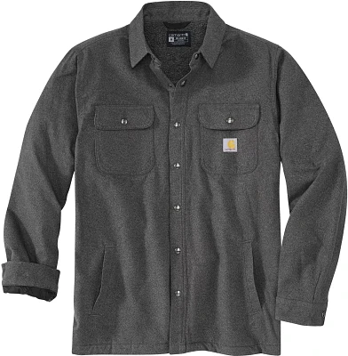 Carhartt Men's Sherpa Lined Flannel Shirt Jacket