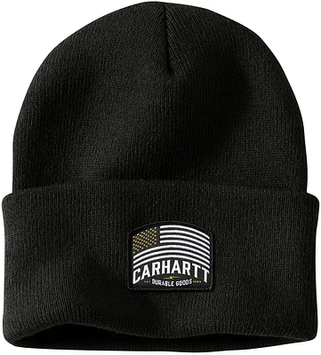 Carhartt Men's Knit Flag Patch Beanie