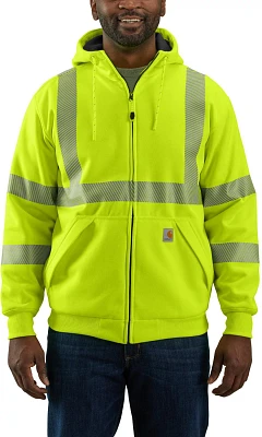 Carhartt Men's High-Visibility Midweight Thermal-Lined Full-Zip Hoodie