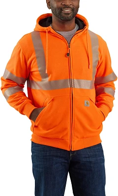 Carhartt Men's High-Visibility Midweight Thermal-Lined Full-Zip Hoodie