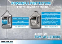 Quicksilver 25W40 1 gal 4-Stroke FCW Marine Oil                                                                                 