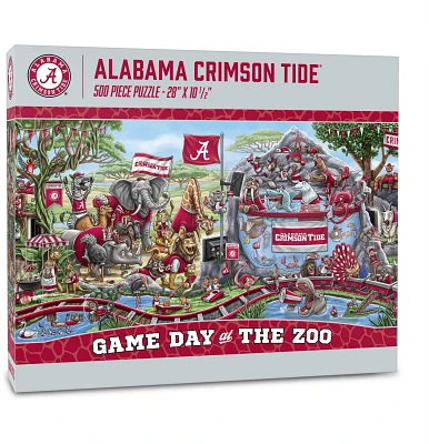 YouTheFan University of Alabama Game Day At The Zoo 500-Piece Puzzle                                                            