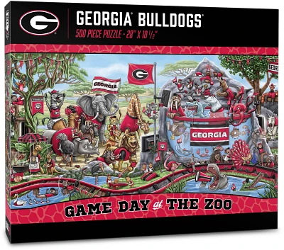 YouTheFan University of Georgia Game Day At The Zoo 500-Piece Puzzle                                                            