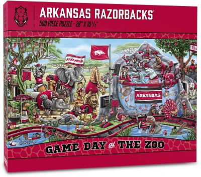 YouTheFan University of Arkansas Game Day At The Zoo 500-Piece Puzzle                                                           