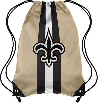 Forever Collectibles New Orleans Saints Team Stripe Drawstring Backpack                                                         