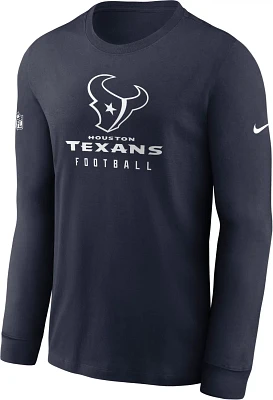 Nike Men's Houston Texans Team Issue Dri-FIT Long Sleeve T-shirt