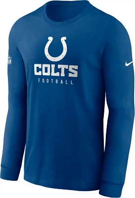 Nike Men's Indianapolis Colts Team Issue Dri-FIT Long Sleeve T-shirt