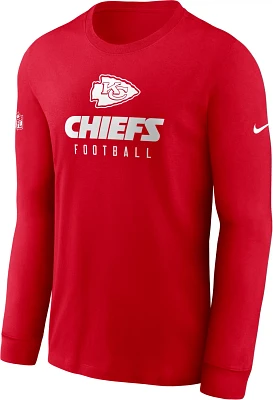 Nike Men's Kansas City Chiefs Team Issue Dri-FIT Long Sleeve T-shirt