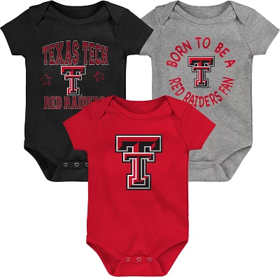 Outerstuff Infants' Texas Tech University Born to Be 3-Piece Creeper Set