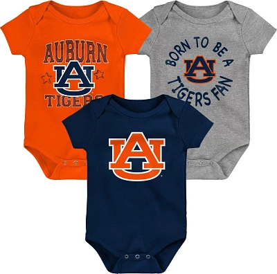 Outerstuff Infants' Auburn University Born to Be 3-Piece Creeper Set