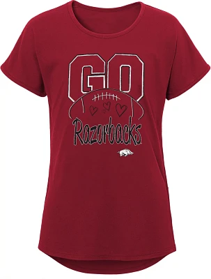 Outerstuff Girls' University of Arkansas Go Team T-shirt