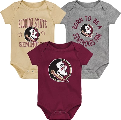 Outerstuff Infants' Florida State University Born to Be 3-Piece Creeper Set