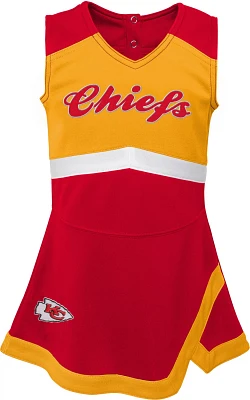 Outerstuff Girls' Kansas City Chiefs INF Cheer Captain Cheerleader Jumper