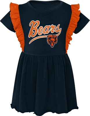 Outerstuff Girls' Chicago Bears Too Cute Short Sleeve Dress