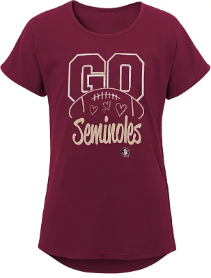 Outerstuff Girls' Florida State University Go Team T-shirt