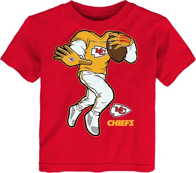 Outerstuff Toddlers’ Kansas City Chiefs Stiff Arm Short Sleeve T-shirt                                                        